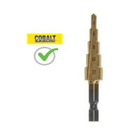 Свердло ступеневе по металу 4 mm-12 mm "Сobalt"