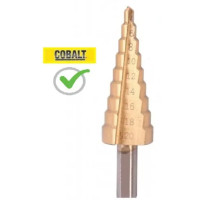 Свердло ступеневе по металу 4 mm-20 mm "Сobalt"