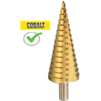 Свердло ступеневе по металу 4 mm-32 mm "Сobalt"