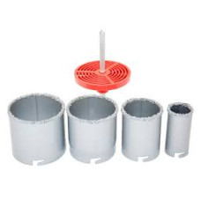 Вольфрамова коронка набір 4шт (33 mm,53 mm,67 mm,73 mm)