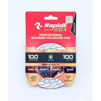 Алмазний преміальний шліфувальний круг RapidE RED POINT 100 мм WET USE/Вологе шліф.,зернистість 1500