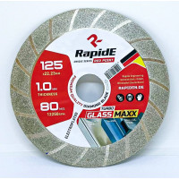 Алмазний диск RapidE TURBO GLASSMAXX (ультратонкий) 125 мм R9794 для делікатного різу скла, плитки