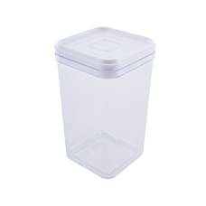 Ємність для сипучих продуктів 1,3л., (прозора/прозора PS)