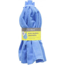 Насадка змінна з мікрофібри для швабри МОП "Юбочка" (120г) блакитна