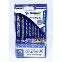 Набір свердел по металу RapidE HSS PRO 9шт Sprint Series (2,3,3.5,4,4.5,5,6,8,10 мм)