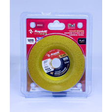 Алмазна шліфувальна чашка RapidE RED POINT VACUUM BRAZED  ЗАКРУГЛЕНА 2в1 125mm R9221