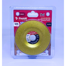 Алмазна шліфувальна чашка RapidE RED POINT VACUUM BRAZED ПРЯМА 2в1 125mm R9222