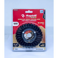 Диск шліфувальний по дереву RapidE RED POINT 125mm*28T R9840 ЗУБЧАСТИЙ ПРЯМИЙ