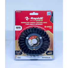 Диск шліфувальний по дереву RapidE RED POINT 125mm*28T R9840 ЗУБЧАСТИЙ ПРЯМИЙ