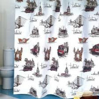 	Штора для ванної тканинна Міранда Istanbul 180*200 см