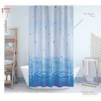 Штора для ванной Тропік Drop Blue 180*200 см