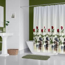 Штора для ванной Тропік Red Rose 180*200 см