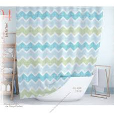 	Штора для ванной Тропік Zigzag 180*200 см
