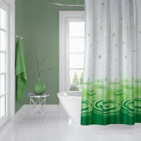 Штора для ванной Тропік Drop Green 180*200 см