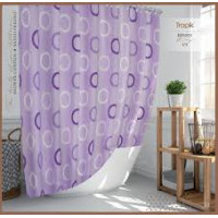 Штора для ванной Тропік Ringo violet V5 180*200 см