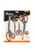 Набір ножиць універсальних PRECISION, 4 шт, HOME & GARAGE, DIY-SC208/SET-B