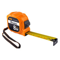 Рулетка на котушці, кінець з нержавіючої сталі, TINY 8м/25мм, DIY-MT30-0825/K