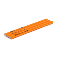 Олівець будівельний HB, OVAL, 180мм, 3 шт., помаранчевий, DIY-PC2OV18OR/3B