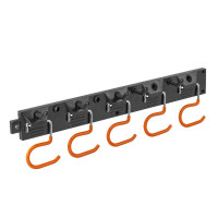Планка на 5 тримачів для інструменту і 5 гачків, DIY-HG1810