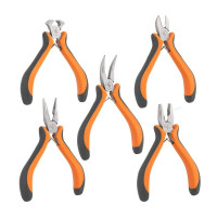 Набір плоскогубців MINI, 5 штук, нікельовані, HOME & GARAGE, DIY-PL20/2SET