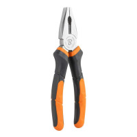 Універсальні плоскогубці MASTER GRIP 200 мм, нікельовані, HOME & GARAGE, DIY-PL1210/8