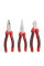Набір плоскогубців PRO, 3 штуки, нікельовані CRV, HOME & GARAGE, DIY-PL13/1SET