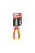 Плоскогубці прямі, ELECTRIC, 160 мм, 1кВ VDE, DIY-PL1012/6