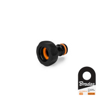 Адаптер на кран з внутрішньою різьбою 1/2", BLACK LINE SOFT, ECO-PWBS2196
