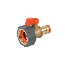 Адаптер із внутрішньою різьбою 3/4" з запірним краном BRASS SOFT, BR-S2230