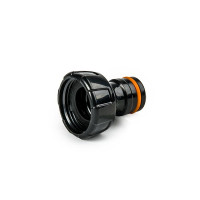Адаптер на кран з внутрішньою різьбою 1", POWER JET, BLACK LINE, без ярлика, ECO-PWB2192