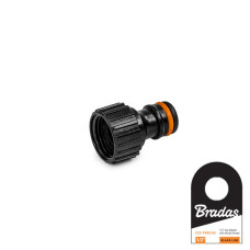 Адаптер на кран із внутрішньою різьбою 1/2", BLACK LINE, з ярликом, ECO-PWB2196