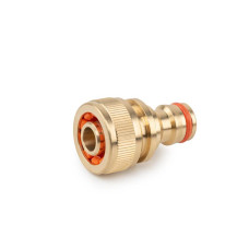 Перехідник для шланга 1/2" з ніпелем, BRASS, BR-2122