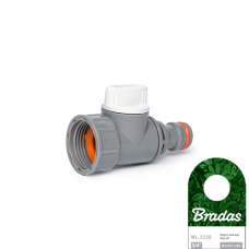 Адаптер із внутрішньою різьбою 3/4" з запірним краном, WHITE LINE, WL-2230