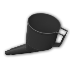 Лійка антистатична з сіточкою BLACK, ES10BK