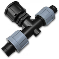 Трійник крапельна стрічка х2 / різьба внутрішня 1/2", DSTA05-12L