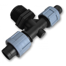 Трійник крапельна стрічка х2 / різьба зовнішня 3/4", DSTA06-34L