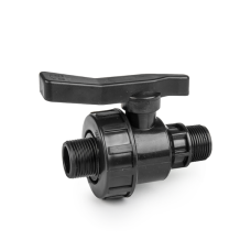 Кран для труб PE РЗ 3/4" / РЗ 3/4", PN10, DSRA10VM34M34