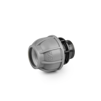 Муфта з'єднувальна для труб PE 25 мм / РВ 1/2", PN10, DSRA10L25F12