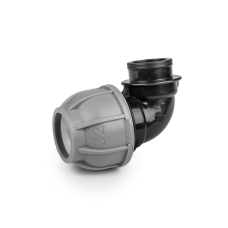 Коліно для труб PE 20 мм / РВ 3/4", PN10, DSRA10K20F34