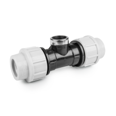 Трійник для труб PE 32 мм / РВ 3/4", PN16, DSRA16T32F34