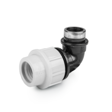 Коліно для труб PE 50 мм / РВ 5/4", PN16, DSRA16K50F54