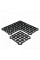 Газонна решітка, OPTIMAL GRID, 30х333x333мм чорна, KROG30BC