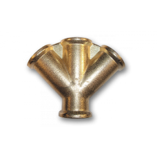 Трійник 4 x РВ 3/8", латунь, SP029