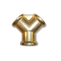 Двійник 3 x РВ 3/8", латунь, SP030