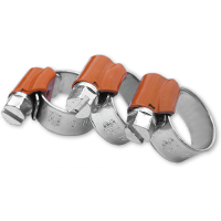 Хомут черв'ячний W1 FORCE ORANGE 10-16мм, DB 10-16/9PB
