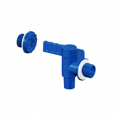 Пластиковый кран с заглушкой и уплотнением для канистры, 1/2", KTZA01