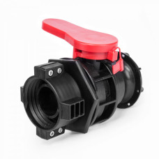 Кульовий кран, РВ S60x6 з виходом Camlock Type A 2", з ковпачком, IBC, IBCS60F-BAVCGA