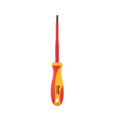 Викрутка плоска, SL 4/100 мм 1 кВ, HOME & GARAGE, DIY-SL1140100-V