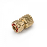 Конектор латунний 1/2", STOP, BRASS, BR-2140