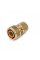 Конектор латунний 3/4", STOP, BRASS, BR-2150